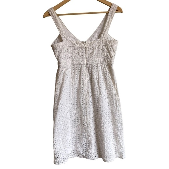 SD II Collection White Eyelet Mini Dress Medium - Picture 3 of 5